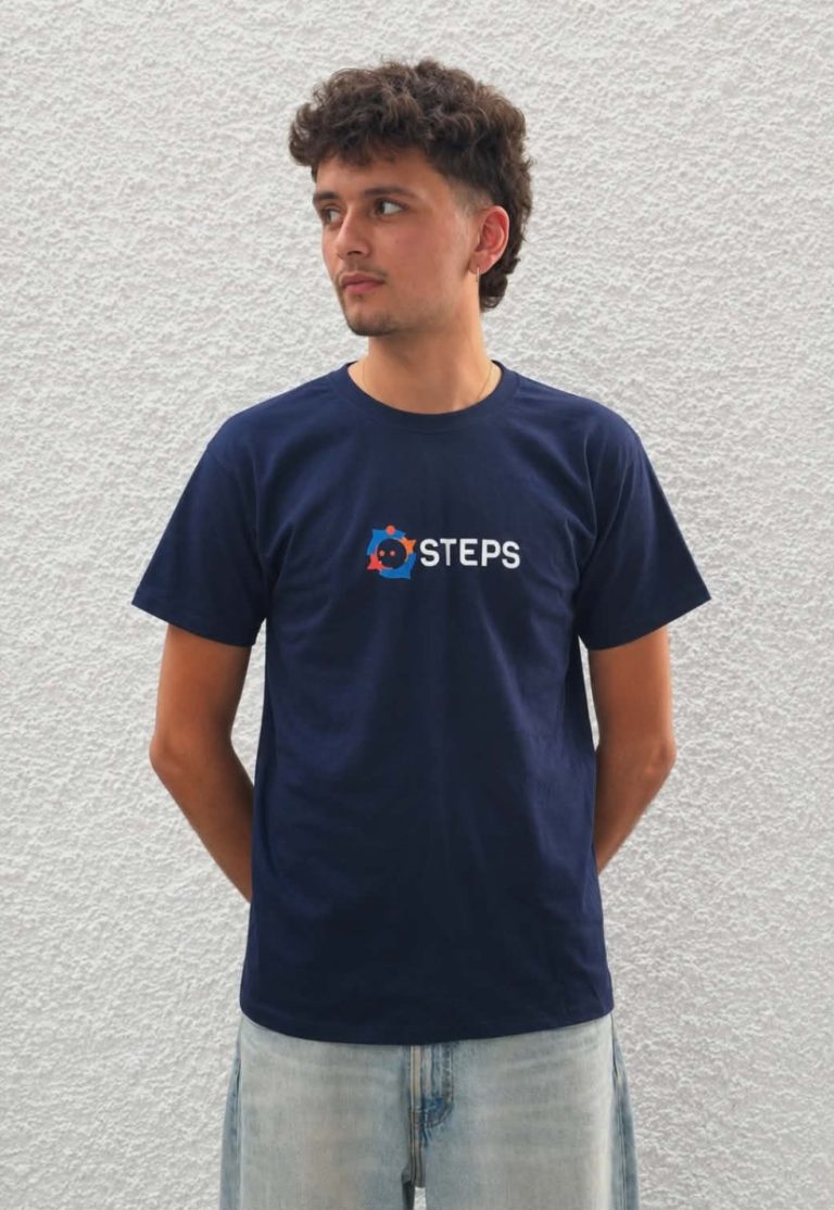 μπλε T-shirt